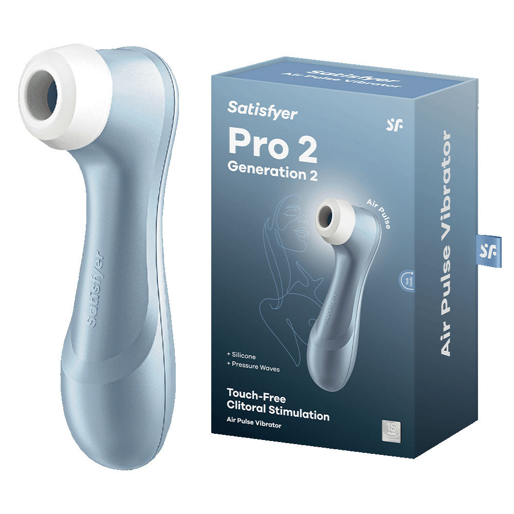 Satisfyer Clitoral Stimulator – Touch-Free, USB-Rechargeable – Blue