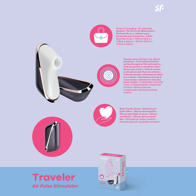 Satisfyer Air Pulsation Premium – USB Rechargeable – Pink