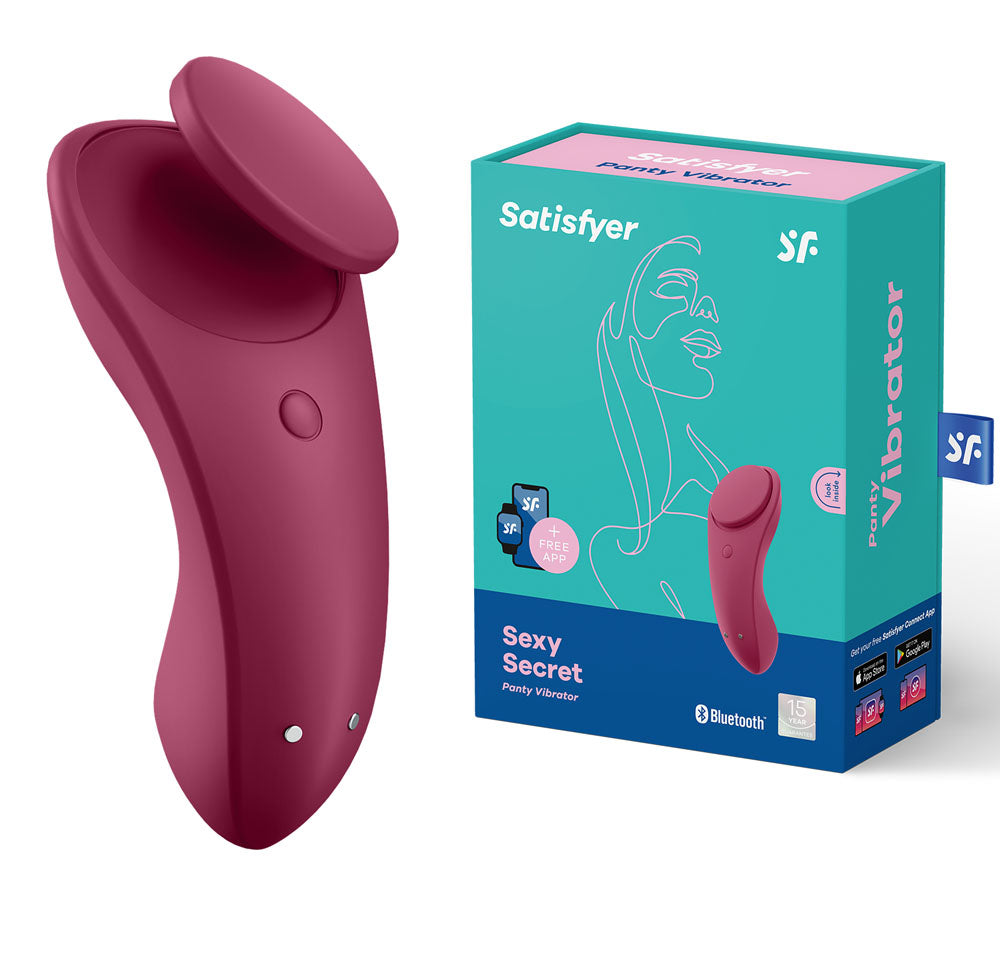 Satisfyer Sexy Secret - App-Controlled USB-Rechargeable Panty Vibrator for Discreet Pleasure