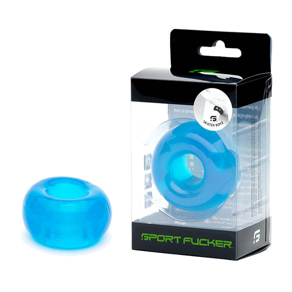 Sport Fucker Cock Ring – Body-Safe Silicone – Ice Blue