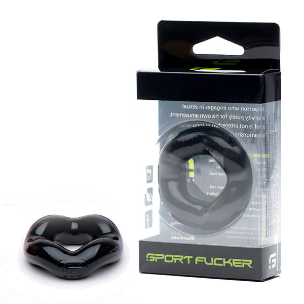 Sport Fucker Cock Ring – Durable, Body-Safe Silicone – Black