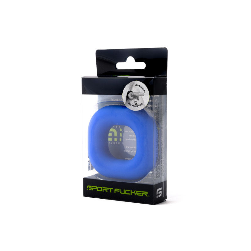 Sport Fucker Cock Ring – Body-Safe Silicone – Blue