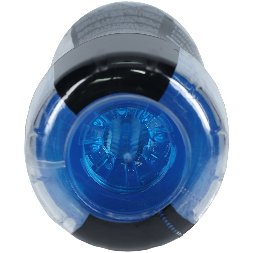 SHOTS Masturbator – Easy Grip – Body-Safe Silicone – Blue