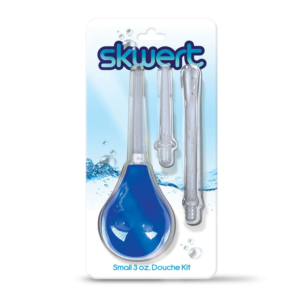 Skwert 90 ml blue douche kit with 3 nozzles