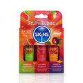 Skins Fruity Flavored Lubricants - Watermelon, Strawberry, Mango & Passionfruit - 12 ml Travel-Friendly Bottles