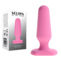 Selopa Petite pink silicone beginner butt plug