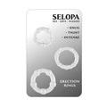 Selopa Cock Rings – Set of 3 – Clear