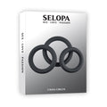 Selopa Cock Rings – Set of 3 Sizes – Black