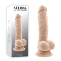 Selopa DONG – Realistic, Body-Safe Silicone – Light Flesh – 19 cm