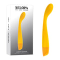 Selopa Vibrator – USB Rechargeable, Body-Safe Silicone – Yellow – 18.4 cm