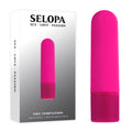 Selopa Bullet – USB Rechargeable – Body-Safe Silicone – Pink – 9.2 cm