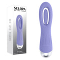 Selopa Stimulator – USB Rechargeable, Body-Safe Silicone – Purple – 15 cm
