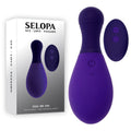Selopa EGG ME ON - Purple 10 cm USB Rechargeable Wellness Egg with Wireless Remote