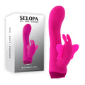 Selopa Vibrator – USB Rechargeable, Body-Safe Silicone – Pink – 13.8 cm