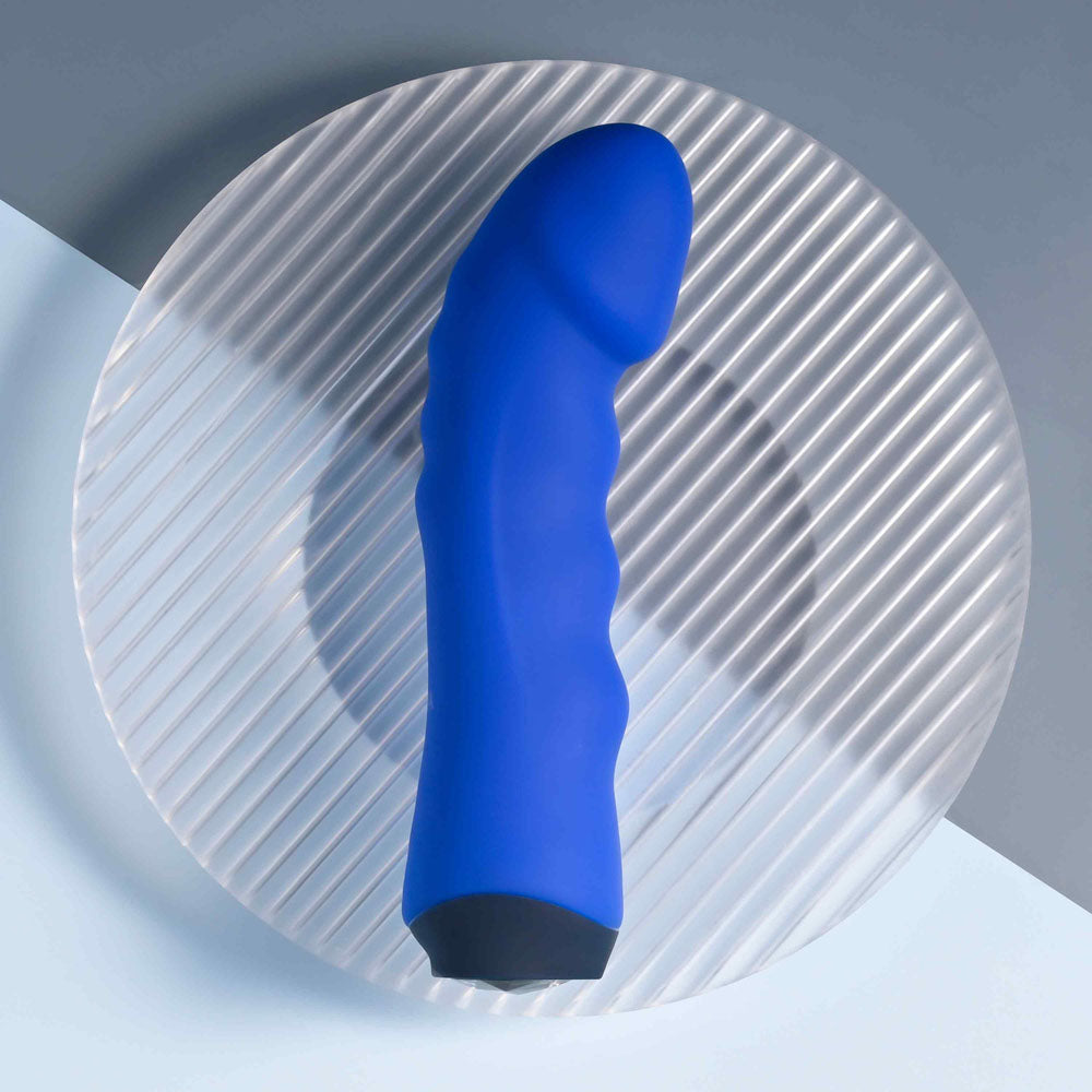 Selopa Vibrator – USB Rechargeable, Body-Safe Silicone – Blue – 13.6 cm