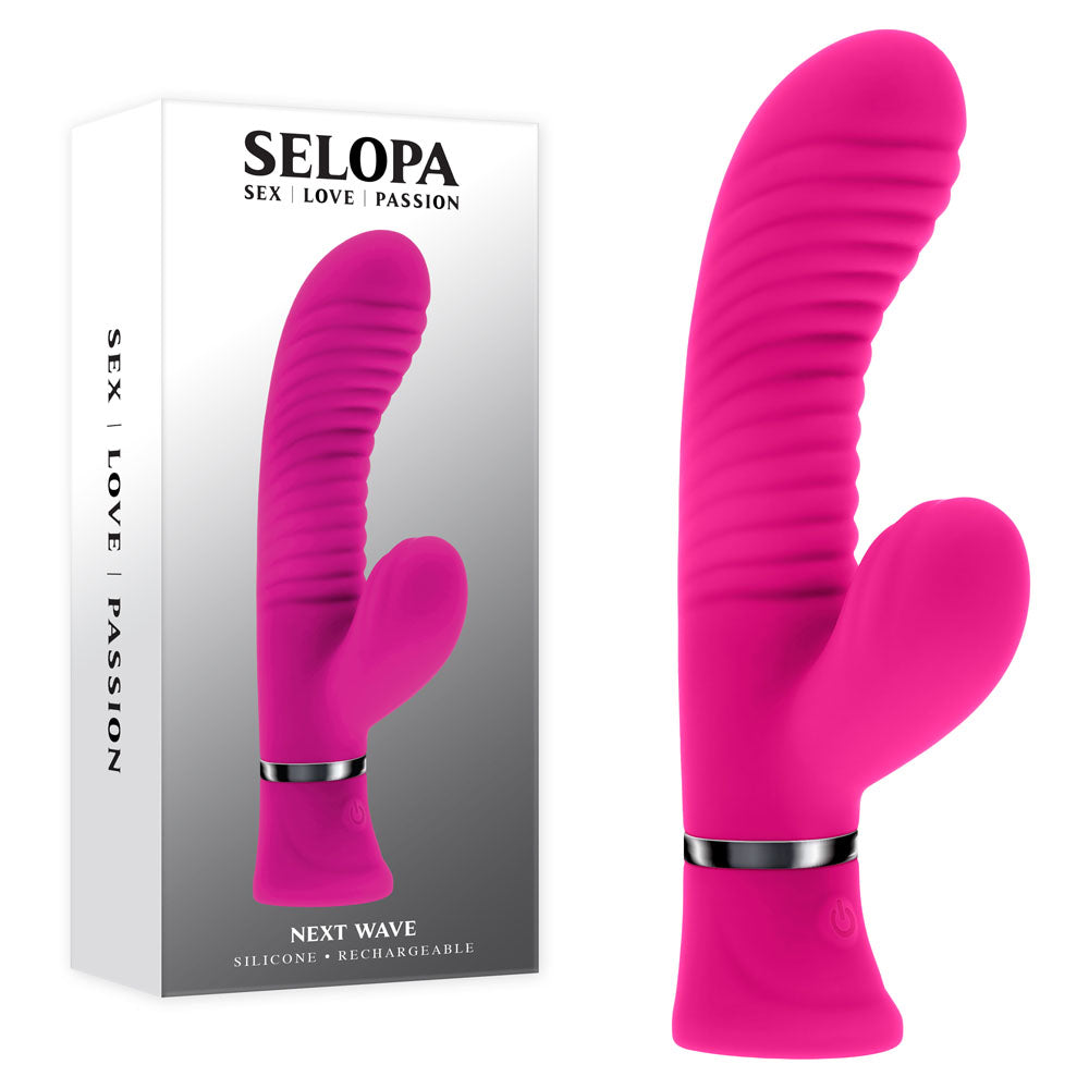 Selopa Vibrator – USB Rechargeable, Body-Safe Silicone – Pink – 16.4 cm