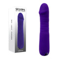 Selopa Vibrator – Thrusting, USB Rechargeable – Purple – 17 cm