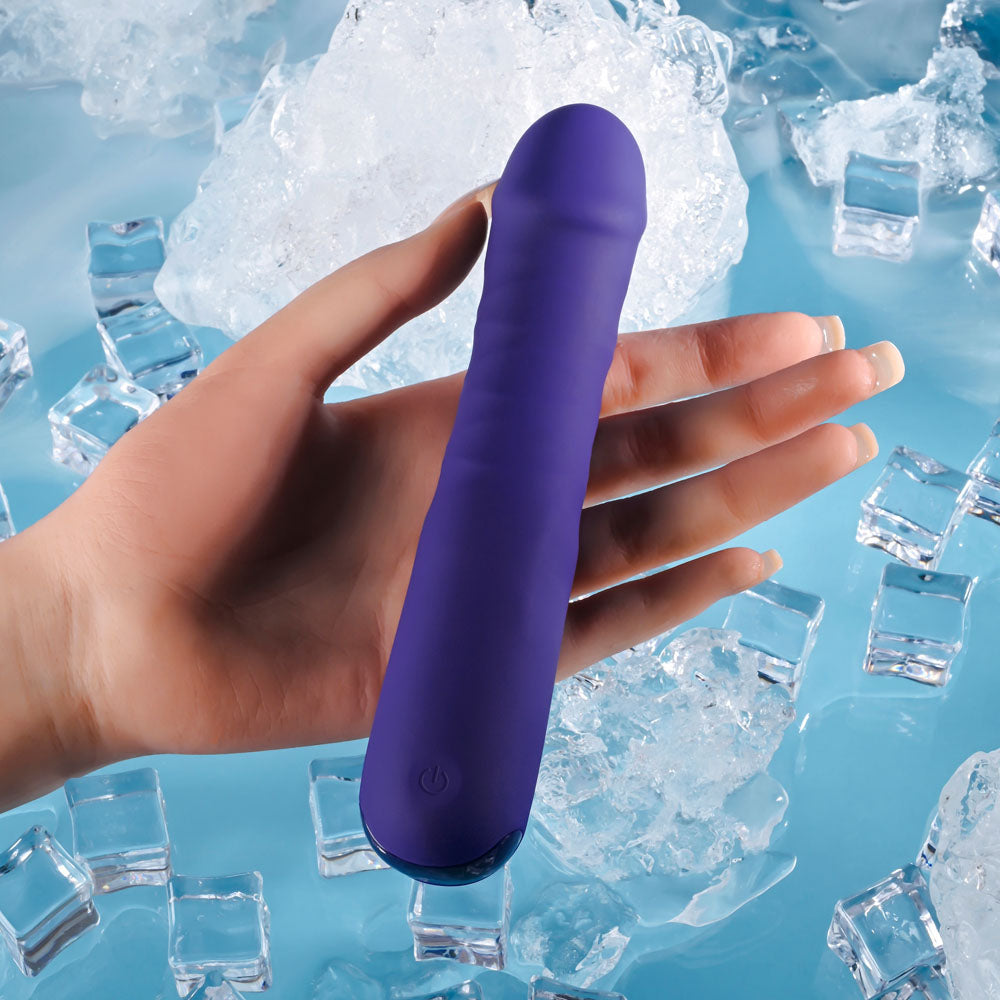 Selopa Vibrator – Thrusting, USB Rechargeable – Purple – 17 cm