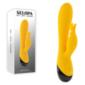 Selopa Vibrator – USB Rechargeable, Body-Safe Silicone – Yellow – 19.7 cm
