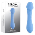 Selopa Vibrator – USB Rechargeable, Body-Safe Silicone – Baby Blue – 11.9 cm