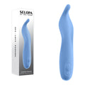 Selopa Stimulator – USB Rechargeable, Body-Safe Silicone – Blue – 16.2 cm