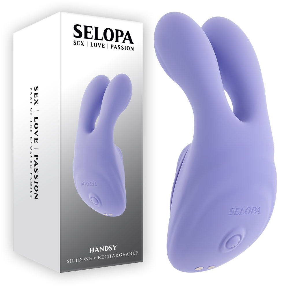 Selopa USB Rechargeable Stimulator – Body-Safe Silicone – Purple for Intimate Wellbeing