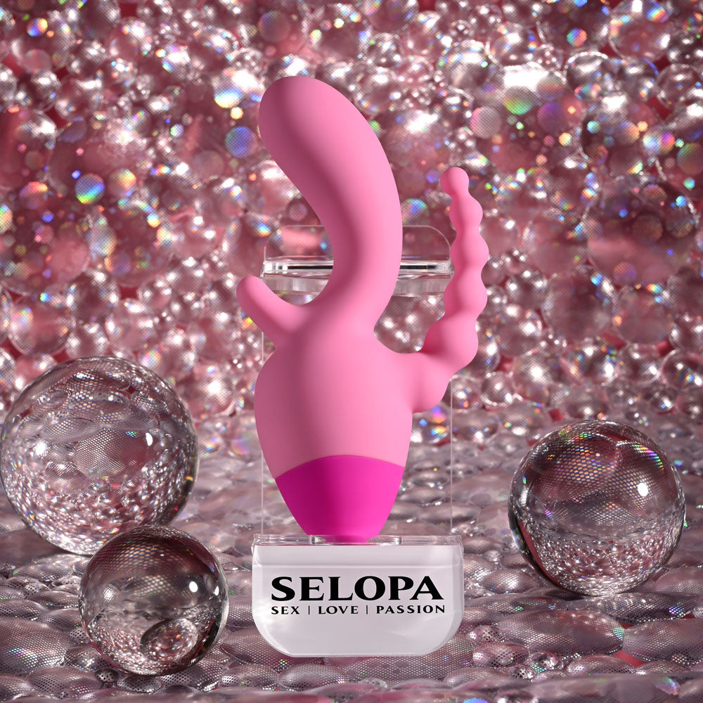 Selopa Game On pink mini triple stimulator – image 7