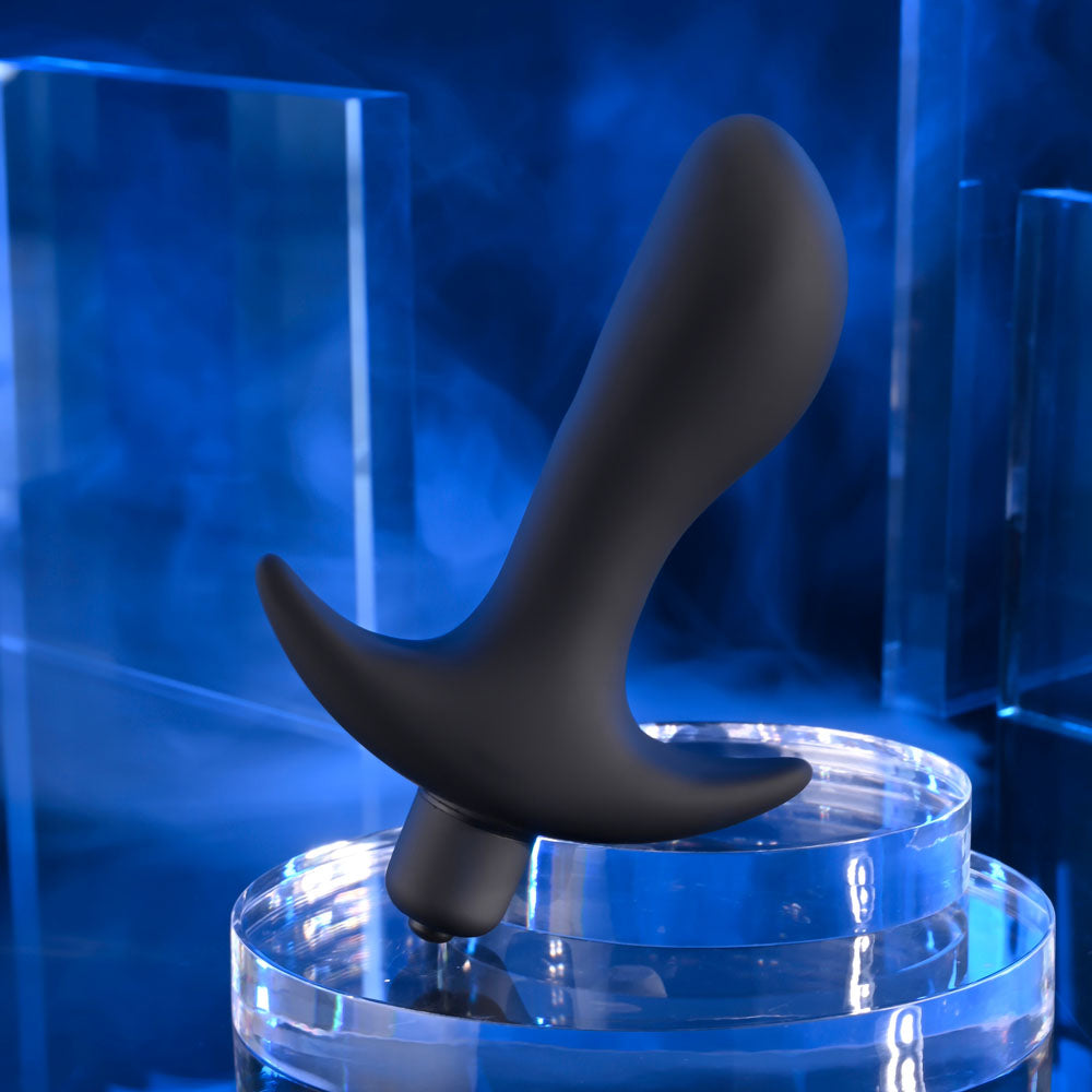Selopa Anal Toy – Vibrating, Body-Safe Silicone – Black – 12.7 cm