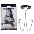 Sex & Mischief Bondage Toy – Metal Restraints – Black