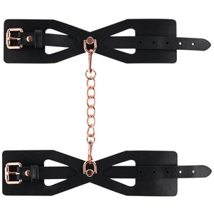 Sex & Mischief Brat black and rose gold handcuffs – image 4