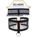 Sex & Mischief Bondage Collar – Sheer Design – Black