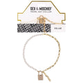 Sex & Mischief Bondage Toy – Elegant Pearl Design – Pearl/Gold