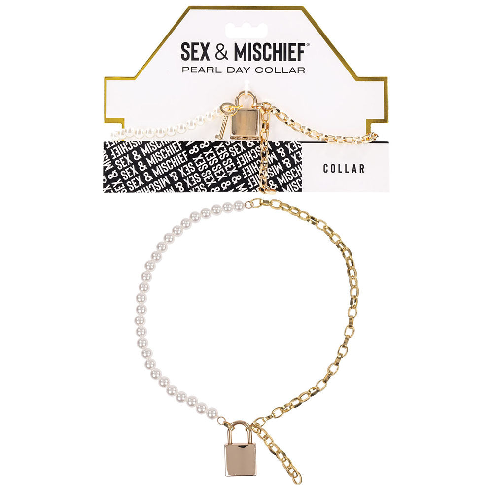 Sex & Mischief Bondage Toy – Elegant Pearl Design – Pearl/Gold