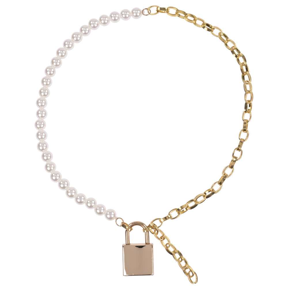 Sex & Mischief Bondage Toy – Elegant Pearl Design – Pearl/Gold