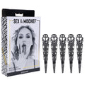 Sex & Mischief Bondage Toys – Sensory Fingertips – Black – Set of 5