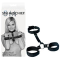 Sex & Mischief Shadow neck and wrist restraint
