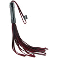 Sex & Mischief Flogger – Enchanted Design – Faux Leather – Red/Black