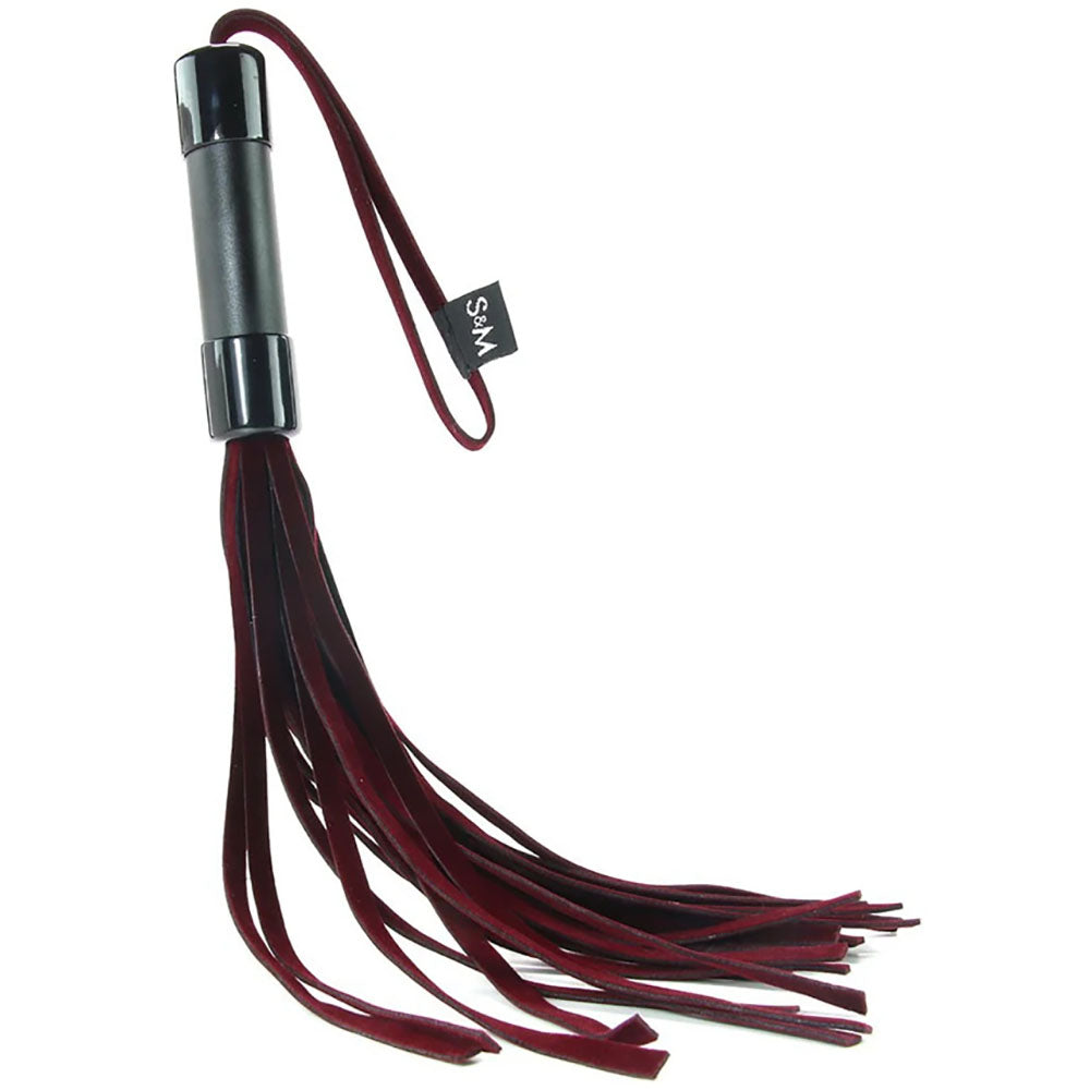 Sex & Mischief Flogger – Enchanted Design – Faux Leather – Red/Black