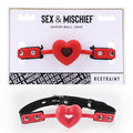Sex & Mischief Bondage Toy – Mouth Restraint – Red/Black