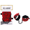 Sex & Mischief Bondage Toys – Soft, Durable Fabric – Red
