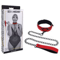 Sex & Mischief Bondage Toy – Collar and Leash – Red