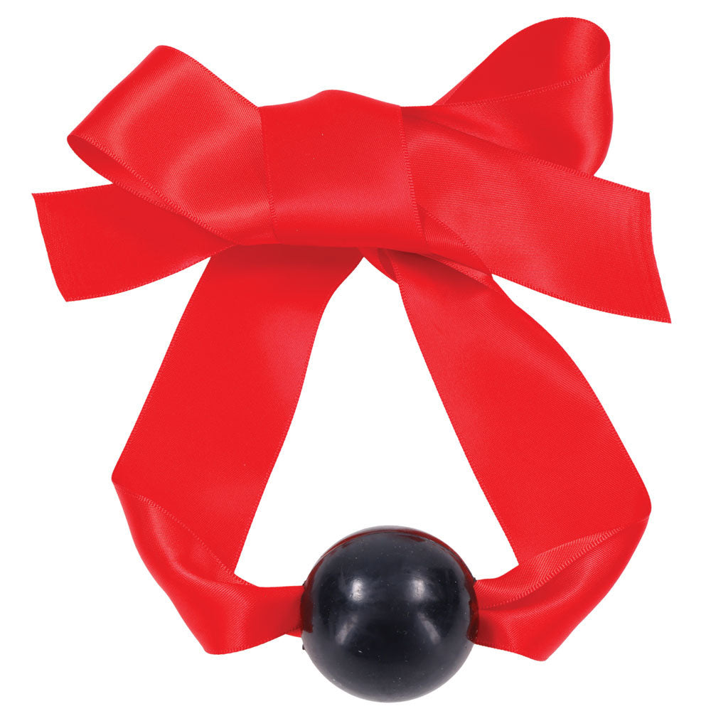 Sex & Mischief Amor red satin ball gag – image 4