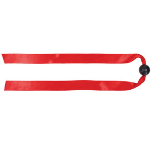 Sex & Mischief Amor red satin ball gag – image 5