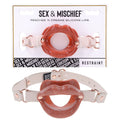 Sex & Mischief Peaches n CreaMe silicone lips gag