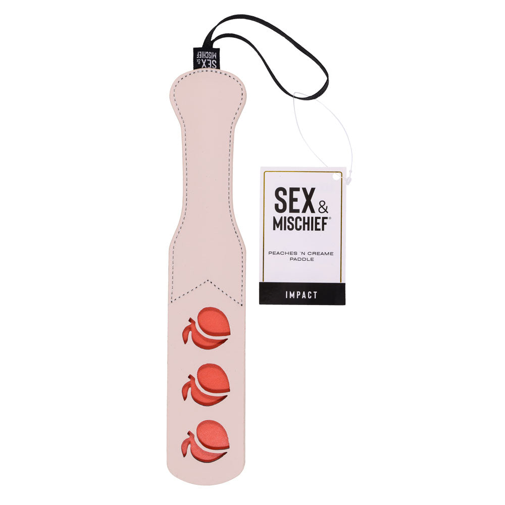 Sex & Mischief Bondage Paddle – Impression Design – Peach