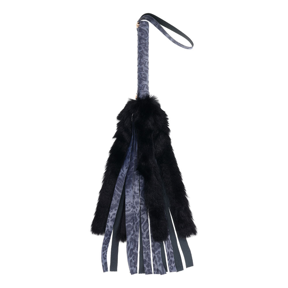 Sex & Mischief Bondage Toy – Faux Fur – Navy Blue/Black
