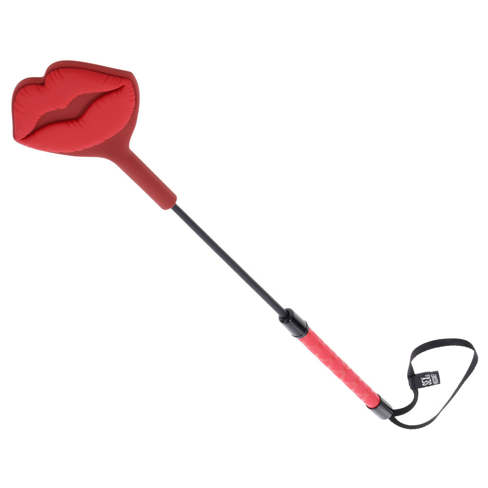 Sportsheets Ex's and Oh's red kiss crop – image 4