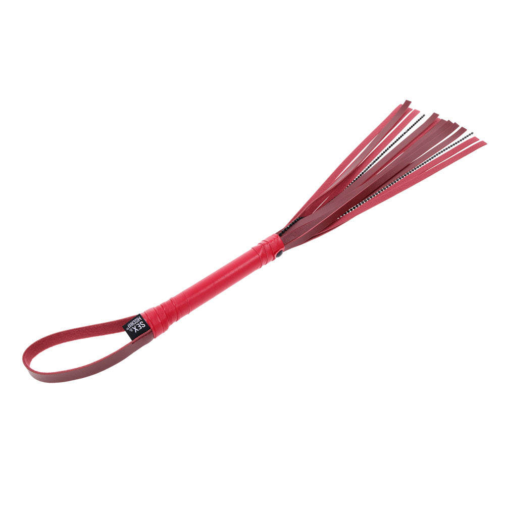 Sportsheets Ex's and Oh's red crystal flogger – image 6