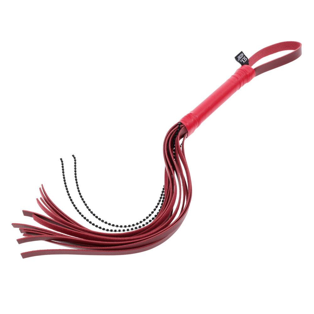 Sportsheets Ex's and Oh's red crystal flogger – image 7