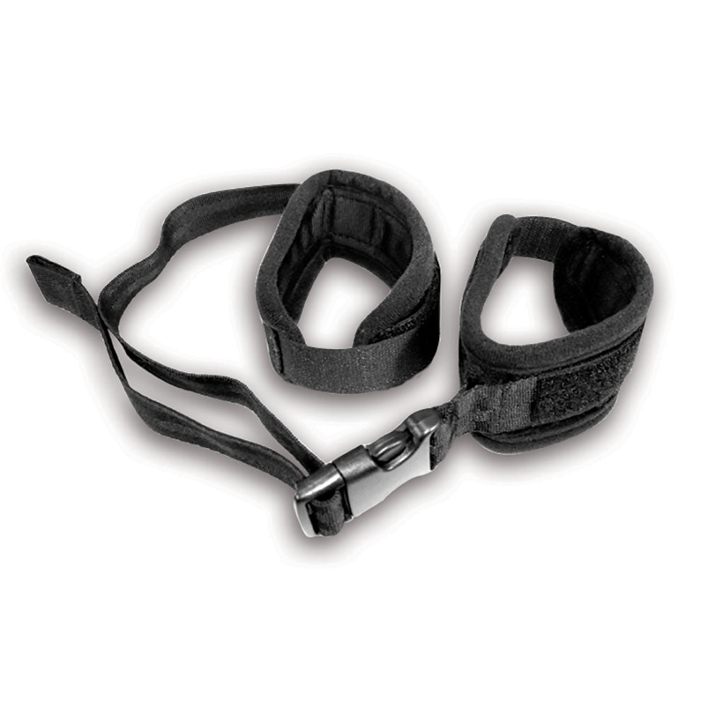 Sex & Mischief black adjustable handcuffs – image 3
